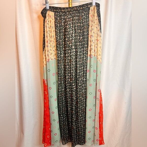 Anthropologie x Verb Pallavi Singhee Margot Pleated Maxi Skirt - Picture 4 of 8